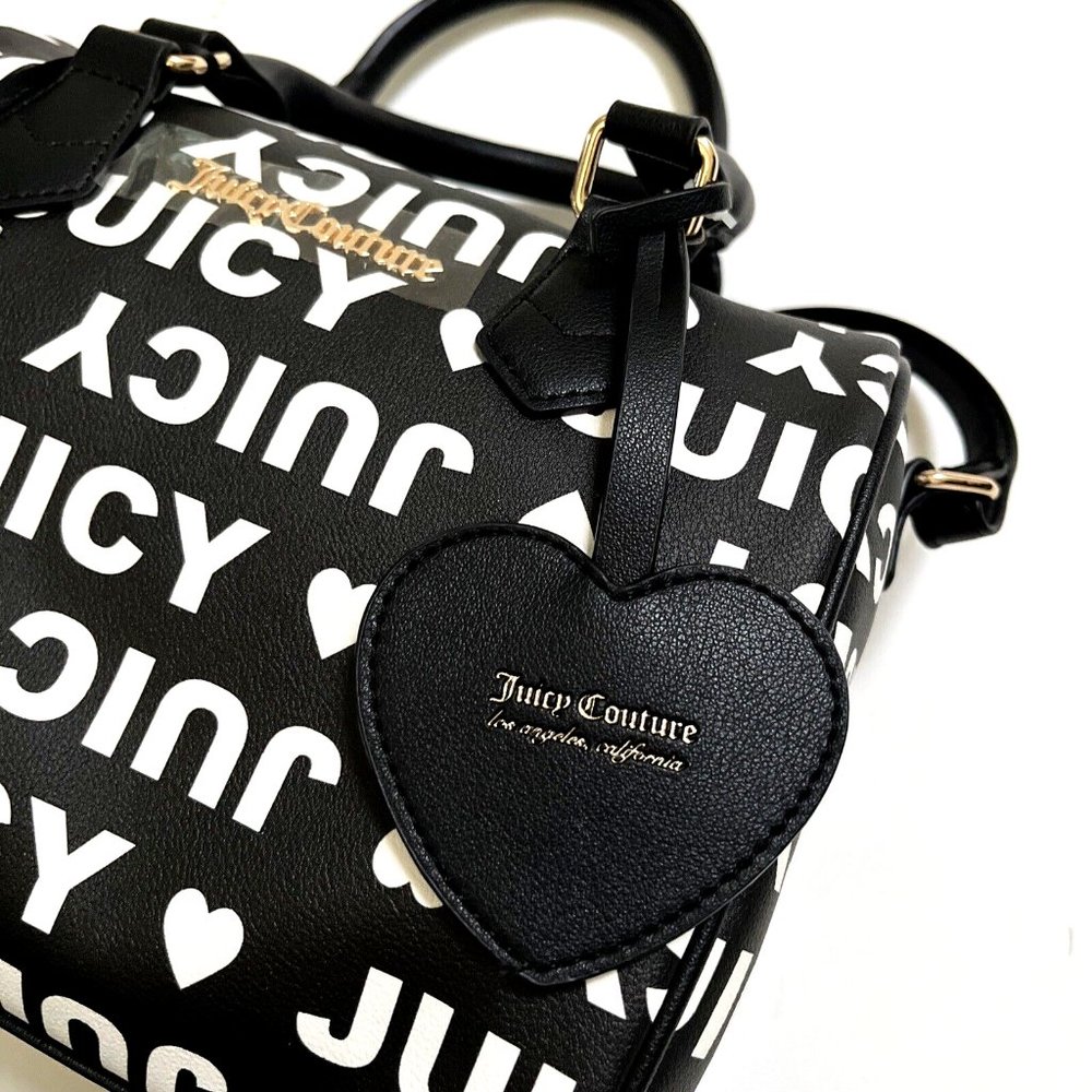 Juicy Couture Licorice Heart Satchel Bag New Sealed - Picture 2 of 9